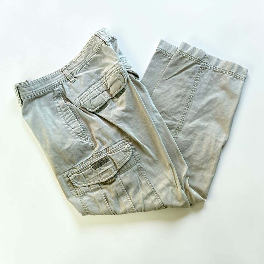 Vintage Unionbay Y2K Heavy Cotton Multi-Pocket Cargo Pants